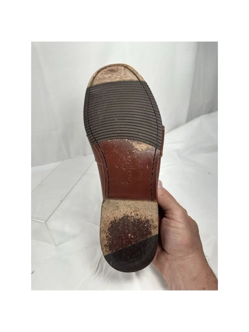 Vintage 90s Cole Haan Country Penny Loafers Moc Toe Brown-Style F1456 11 M Shoe